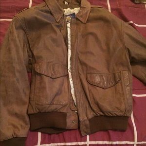 Uni sex leather neutral jacket